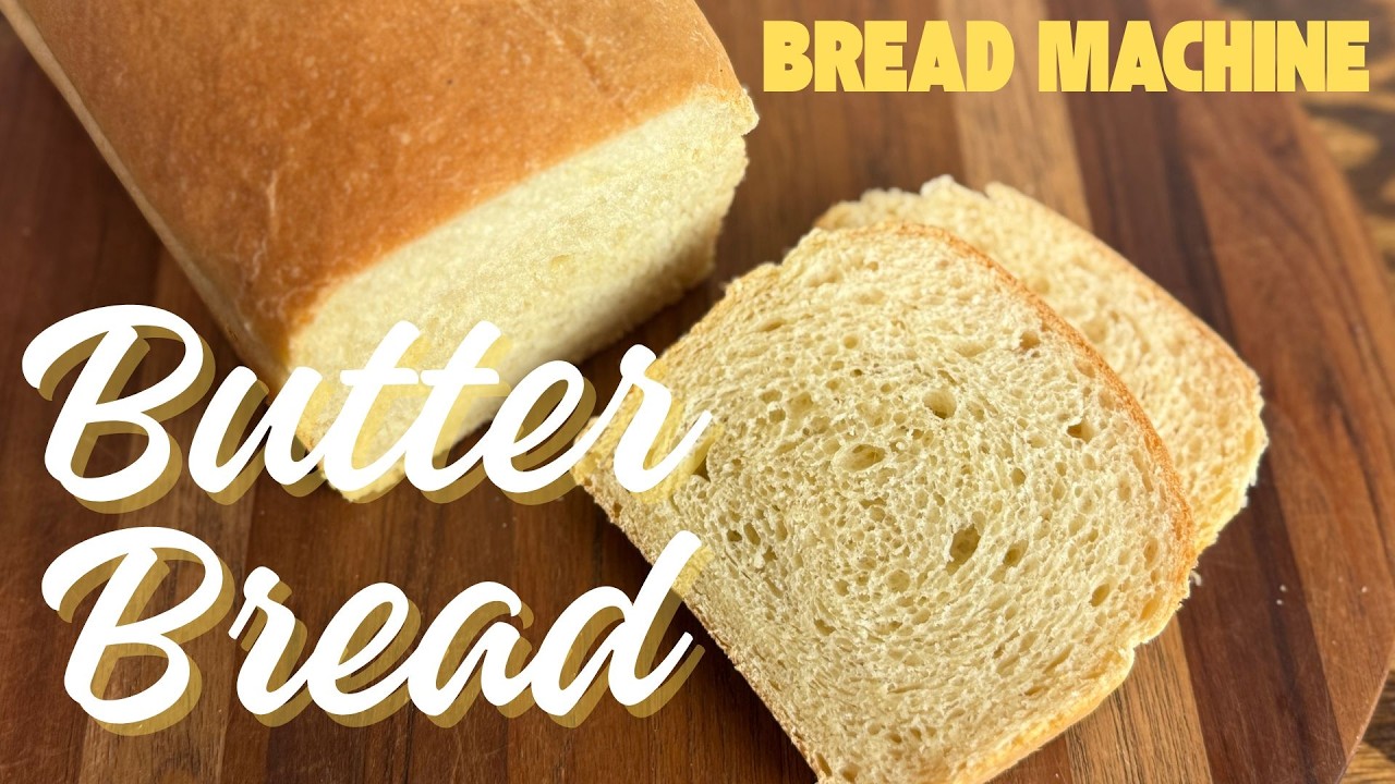 No-Fail Bread Machine Butter Bread (Soft & Fluffy Sandwich Loaf) 1 ...