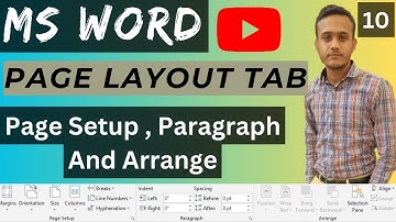 MS Word Page layout tab All Options Explain 2023 | Ahmar ARS