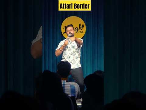 Attari Border 🫨🤣😅 #standupcomdey #comedy #border #punjabi