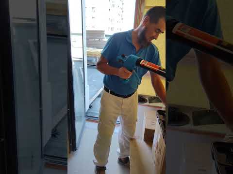 пистолет для герметика. аккумуляторный #toua