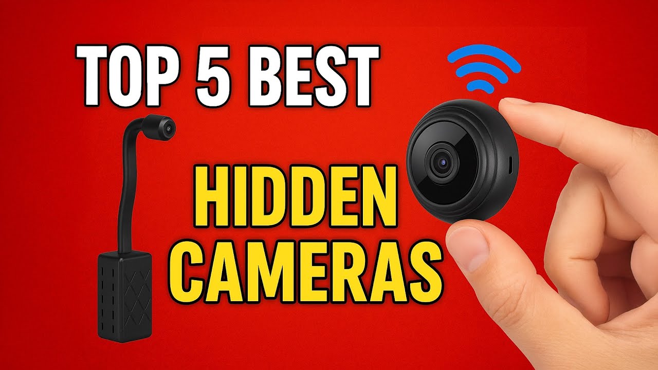 Top 5 Best Spy Cameras | Hidden, Wi Fi & 4K Mini Surveillance Picks ...