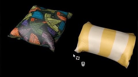 [시포디 다이내믹] C4D 베게,방석 제작:클로드 콜라이더 설정-시네마 4D(Cinema 4D Cloth/Cloth Collider Settings)