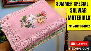 Latest Salwar Dress Material Designs | NEIDHAL.COM | WhatsApp +917401184012 | MAY 10 #3758 screenshot 3