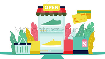 Shopify | 2D Animated Explainer Video | By Motiontrixz Studios