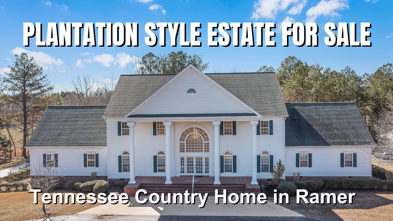 Plantation Style Mansion in Ramer, Tennessee for Sale YouTube
