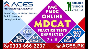 PMDC MDCAT Chemistry FLP#2 (full length paper)with Solution [PMDC - Syllabus]