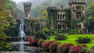 Celtic Music in the Mystical Castle | Soft Irish Tunes and the Sound of Waterfalls in Nature screenshot 2
