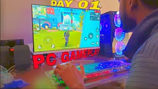 DAY 01 PC GAMEPLAY FREE FIRE MAX