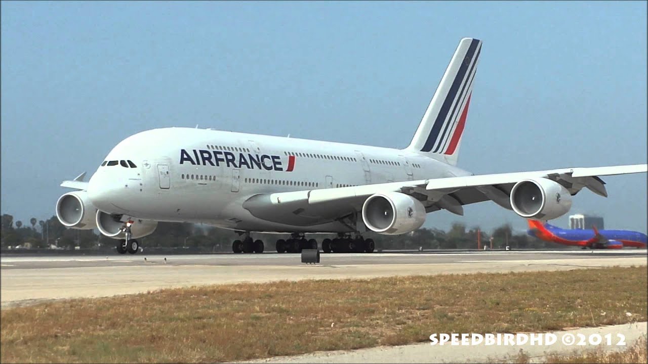 Air France Flight 65 Super Airbus A380-861 [F-HPJA] Takeoff to Paris