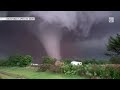 Multiple Huge Tornadoes Caught on Camera Whipping Through Oklahoma | #tornado