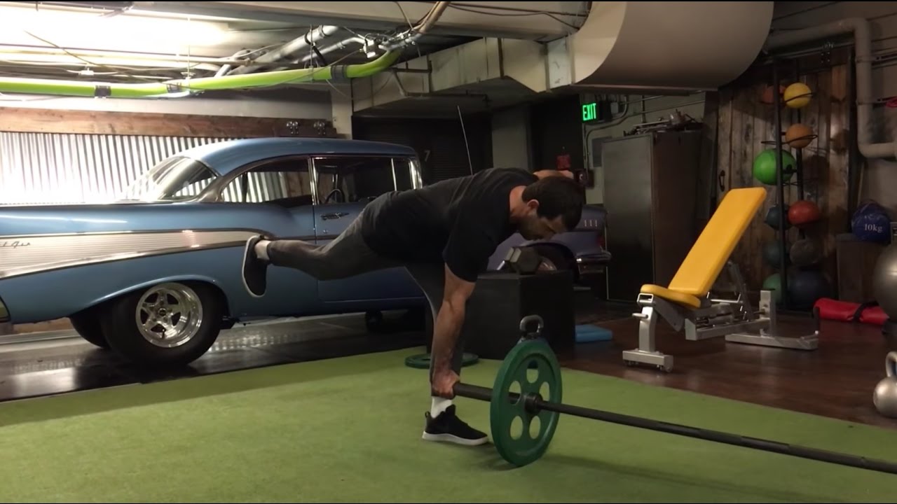 Ben Bruno Teaches the Landmine Single Leg RDL