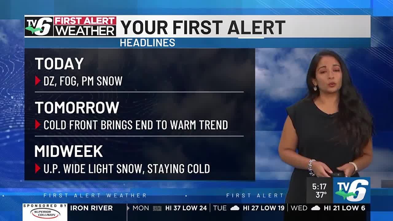 FIRST ALERT WEATHER: Wet & warm then a transition to snow - YouTube