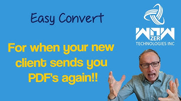 Easy Convert from PDF to CSV for Xero or QBO
