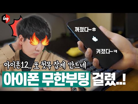 무한부팅 걸린 아이폰12 프로맥스.. 복원 방법은?