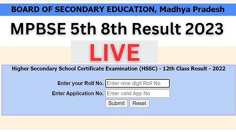 class 5th to 8th result check ll mp board result 2023 check ✅ online.#viral #result #class8th #video