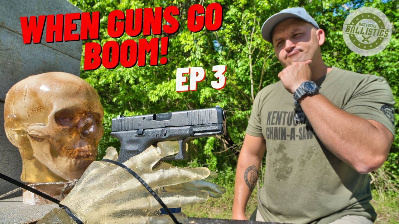 ⁣Glock 19 EXPLOSION !!! (When Guns Go Boom - EP 3)