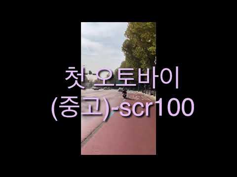 첫 오토바이-scr100 중고 시승 라이딩