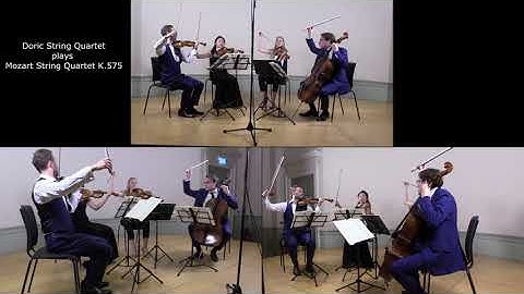 The Doric String Quartet plays live at the Assembly Room Chichester. 1st October 2020.