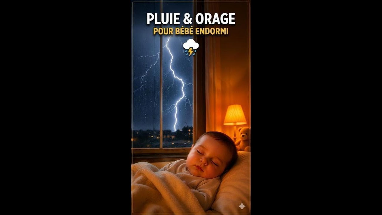 Baby Falls Asleep in Min 😴🌧️ Calm Rain & Thunder - YouTube