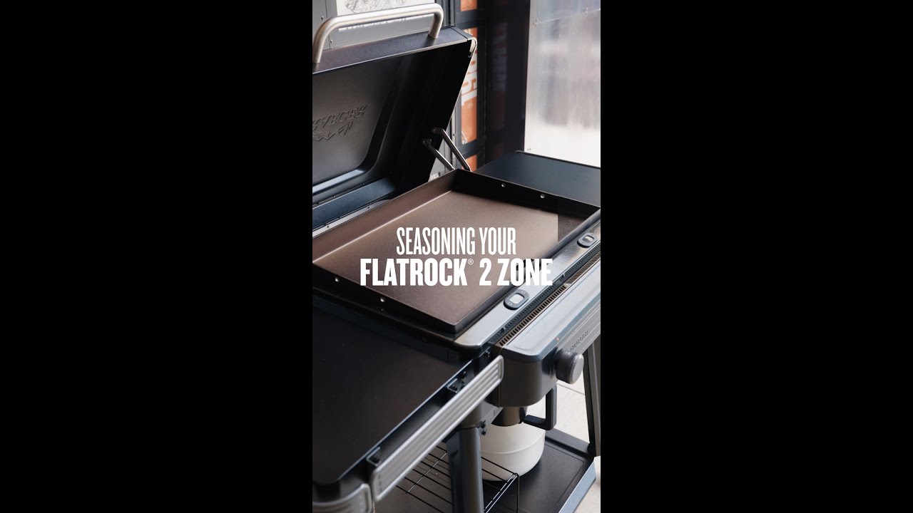 Seasoning Your Flatrock 2 Zone Griddle