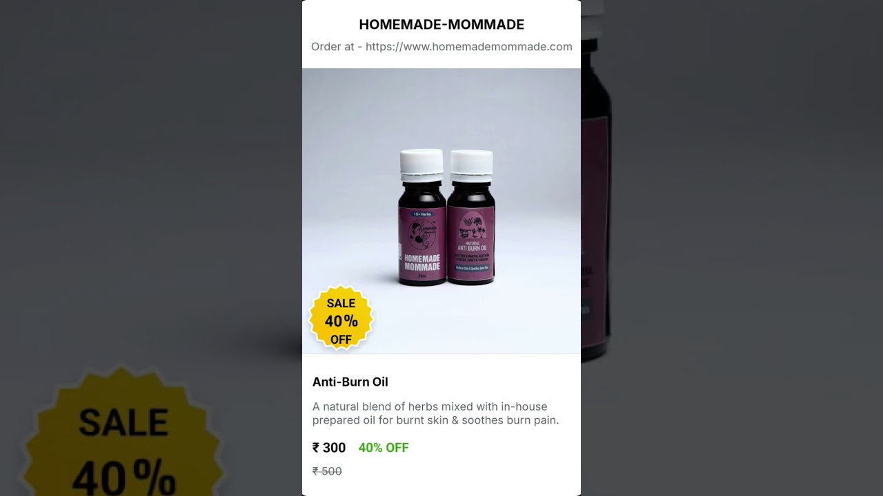 #"Soothe and restore with Anty Burn Oil — your skin’s cooling relief."