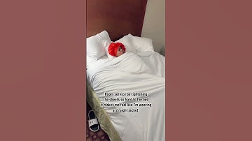 Thumbnail of It don’t happen to you? 🤣 #tightsheets #roomservice #feelingtight #compressed #straightjacket