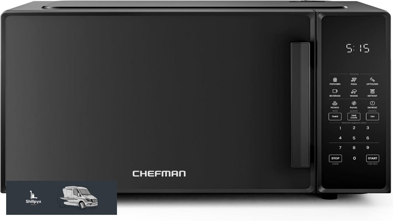Chefman Countertop Microwave Oven 1.1 Cu. Ft. 1000 Watts with 10 Power
