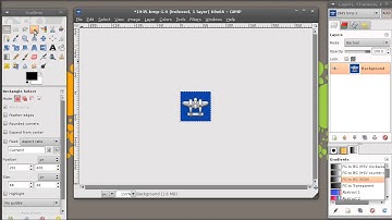gimp basic sprite transparency