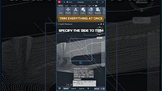 Stop trimming lines one by one! ✂️ (AutoCAD EXTRIM) #autocad