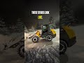 This worked better than expected. #snow #tires #heavyequipment #construction #minnesota #automobile