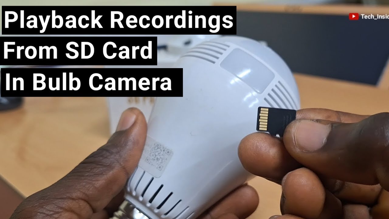 how to record & playback video on sd card in v380 panoramic bulb camera ...
