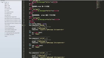 vue js 013 组件 2 2 kebab case