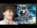 HE'S THE PUREST! (BTS Suga Being Himself | Reaction/Review)