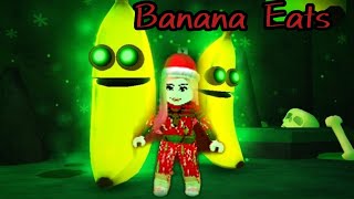 Голодный банан хочет съесть меня! Побег от злого банана в Roblox! Banana Eats Roblox