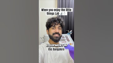 it’s always the small things in IISc Bangalore