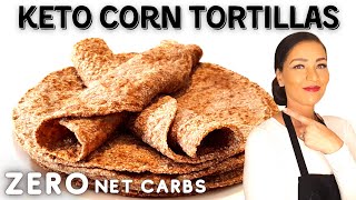 Keto Corn Tortillas | Flourless | 0g Net Carbs