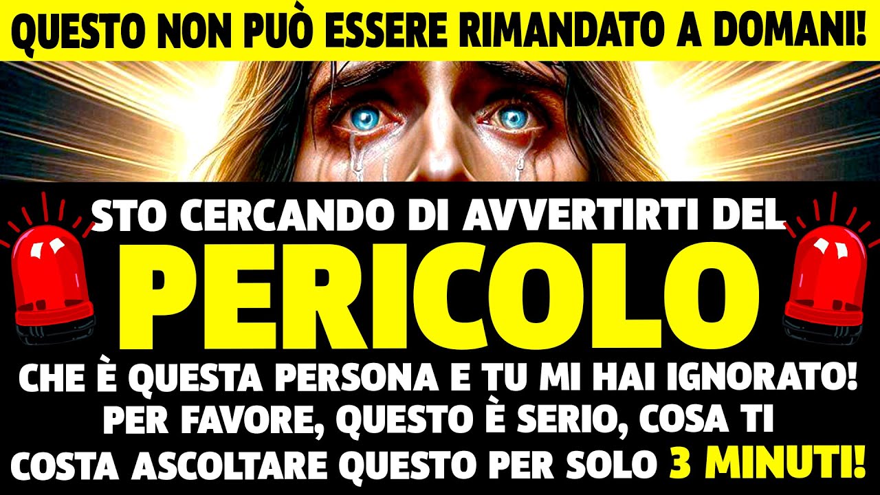 DIO TI CHIAMA OGGI: C’È QUALCOSA DI URGENTE CHE LUI HA COMBATTUTO PER CONSEGNARTI! NON IGNORARE!