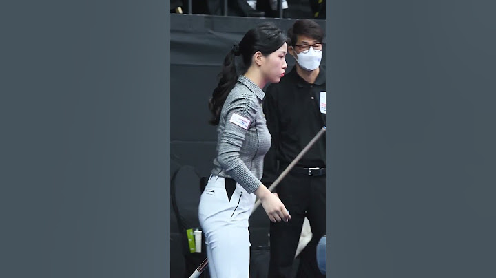 Most beautiful Korean female billiard player