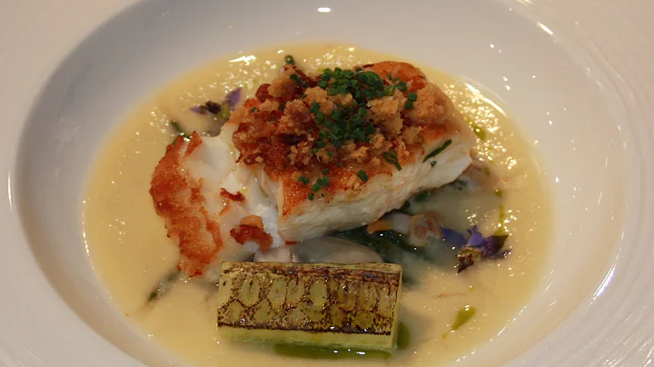 Michelin star chef Dominic Chapman creates cod wit...