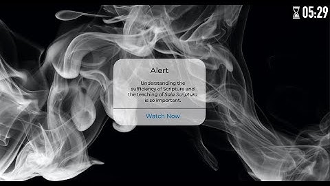 Scripture is Sufficient