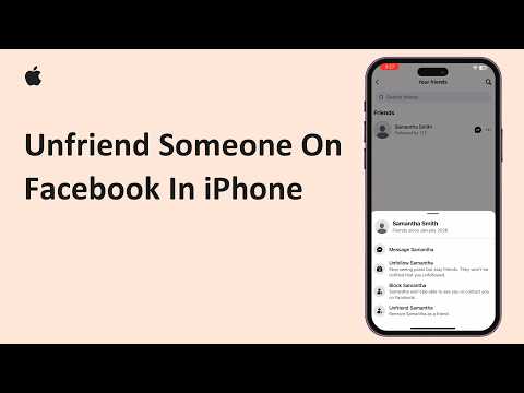 How To Unfriend Someone On Facebook In iPhone 2026 | Remove Facebook Friend Using iPhone App
