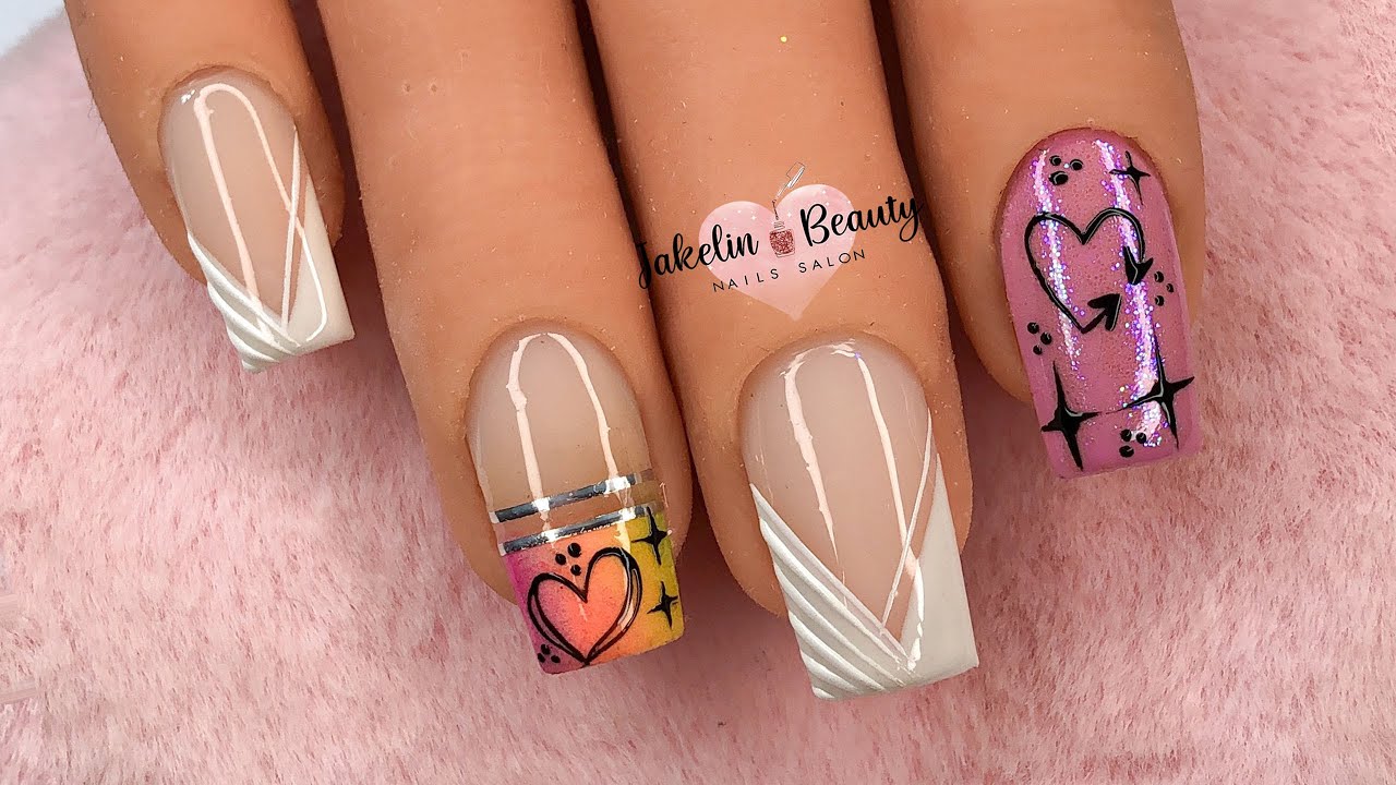 Decoración De Uñas Sencilla Y Bonita 😍💅 