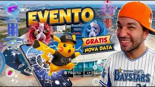 EVENTO FLY EXCLUSIVO PIKACHU BASEBALL FUNDO RAO COORD Estádio De Yokohama POKEMON GO JAPÃO - FLYGPS