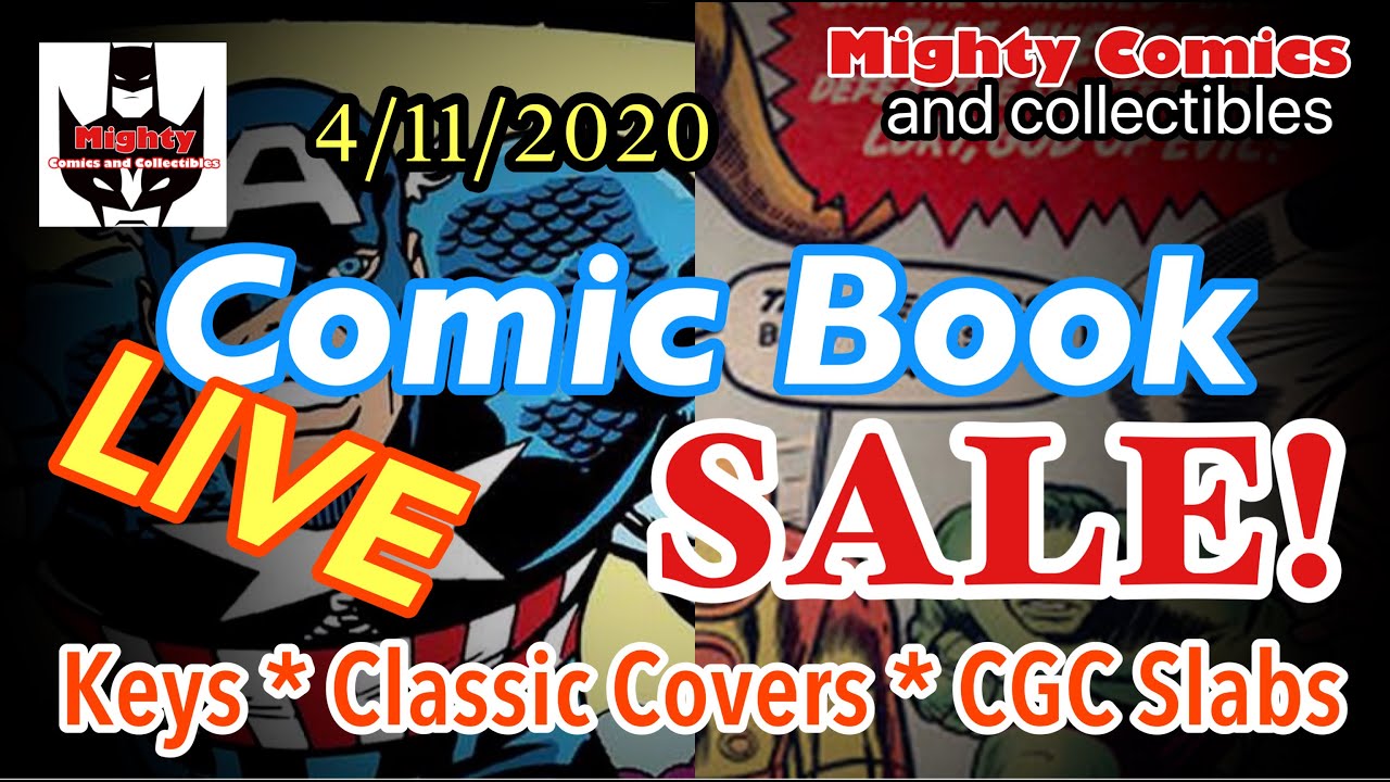 Comic Book Live Sale!!!  Slabs|Raw Books |Keys