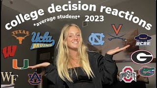 COLLEGE DECISION REACTIONS 2023 (20 COLLEGES!!!)