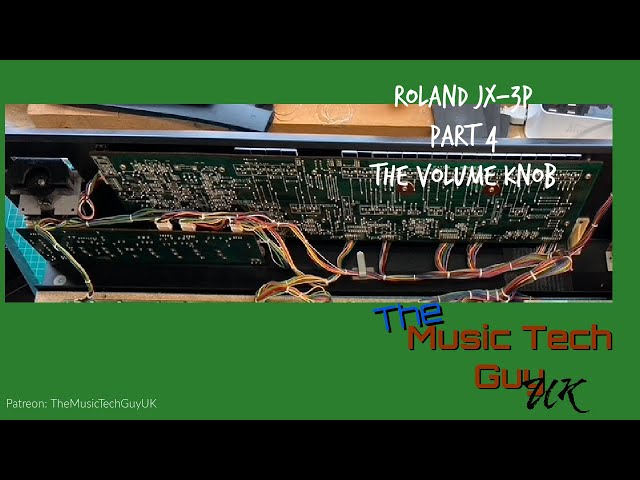 Roland JX-3P Restoration - Part 4 - Volume Knob / Pot - YouTube