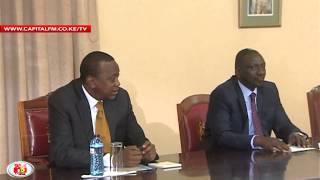 Uhuru hosts Jubilee lawmakers at State House
