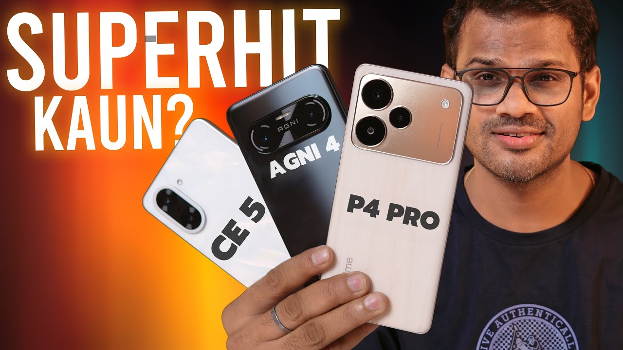 Realme P4 Pro vs Lava Agni 4 vs Oneplus Nord CE 5 ⚡ Kaun Hai Best Phone?