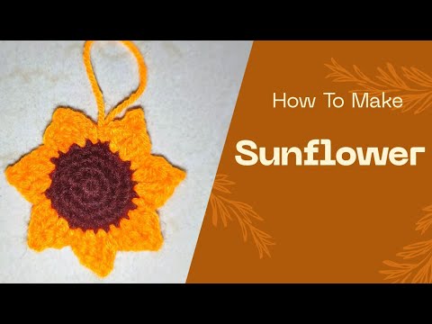 Easy Crochet Sunflower 🌻 | Beginner Friendly #crochet#sunflower# ...