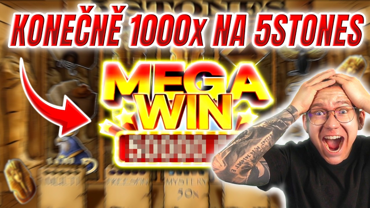 POPRVÉ V ŽIVOTĚ 1000x NA 5STONES❓🤑 A MAX BET BONUS NA GATESOVI❗🤯 KINGSBET💎